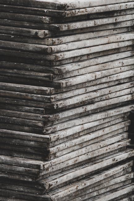 Éléments préfabriqués en béton pour chantier