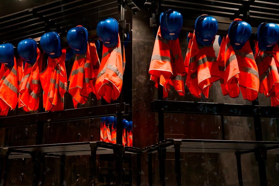 Équipements de sécurité pour chantier